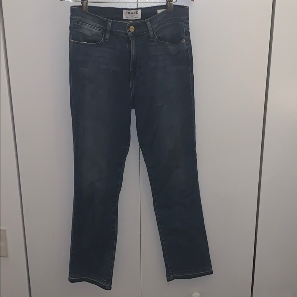 Frame designer jeans high waisted